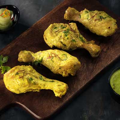 "Zafrani Kalmi Kebab (Non Veg) (Hotel Paradise) - Click here to View more details about this Product